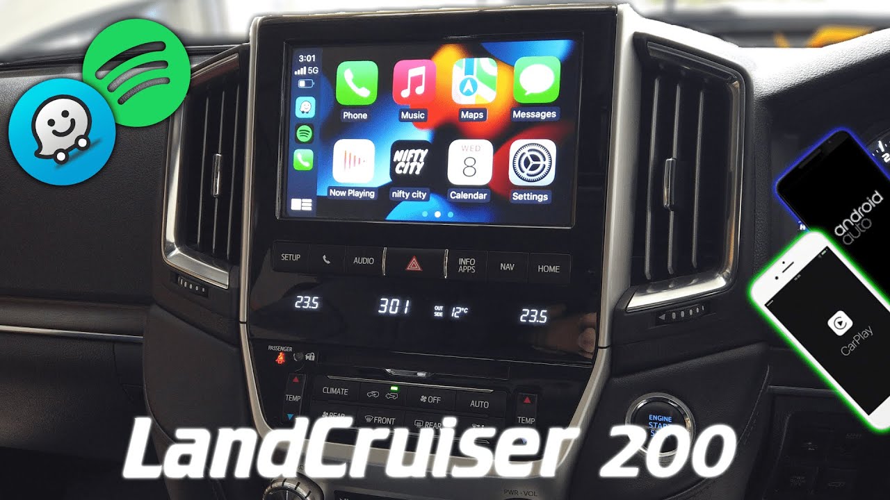 штатная магнитола Toyota Land Cruiser 200