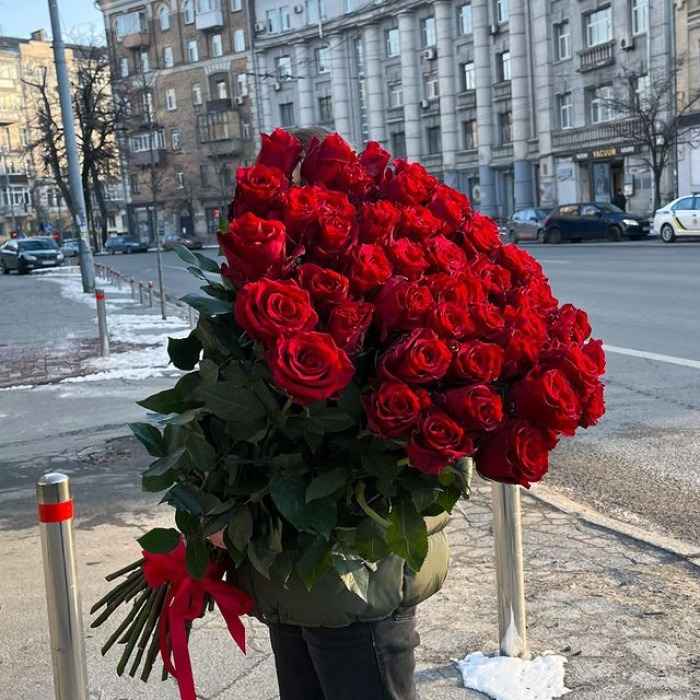 Букет из 51 розы 