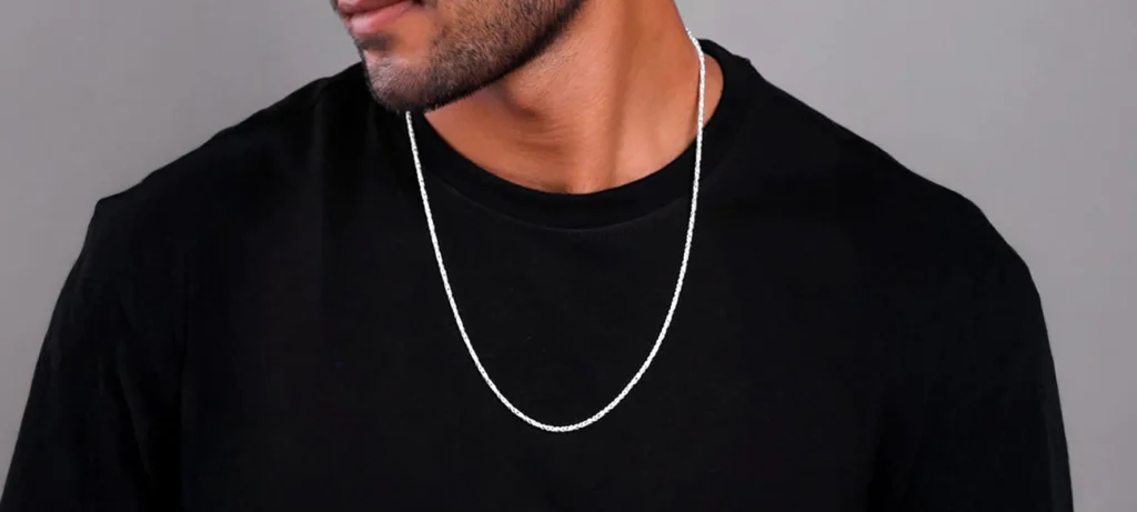 срібний ланцюжок чоловічий