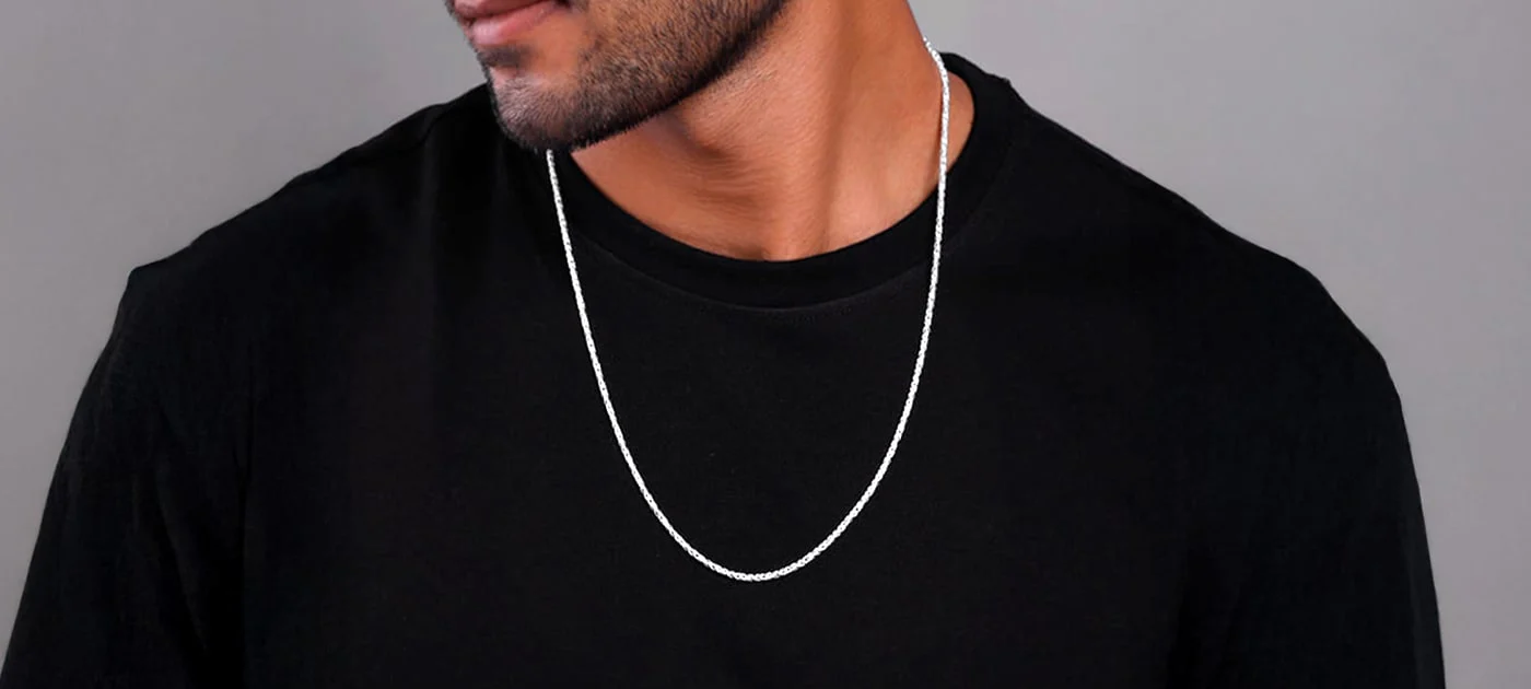 срібний ланцюжок чоловічий