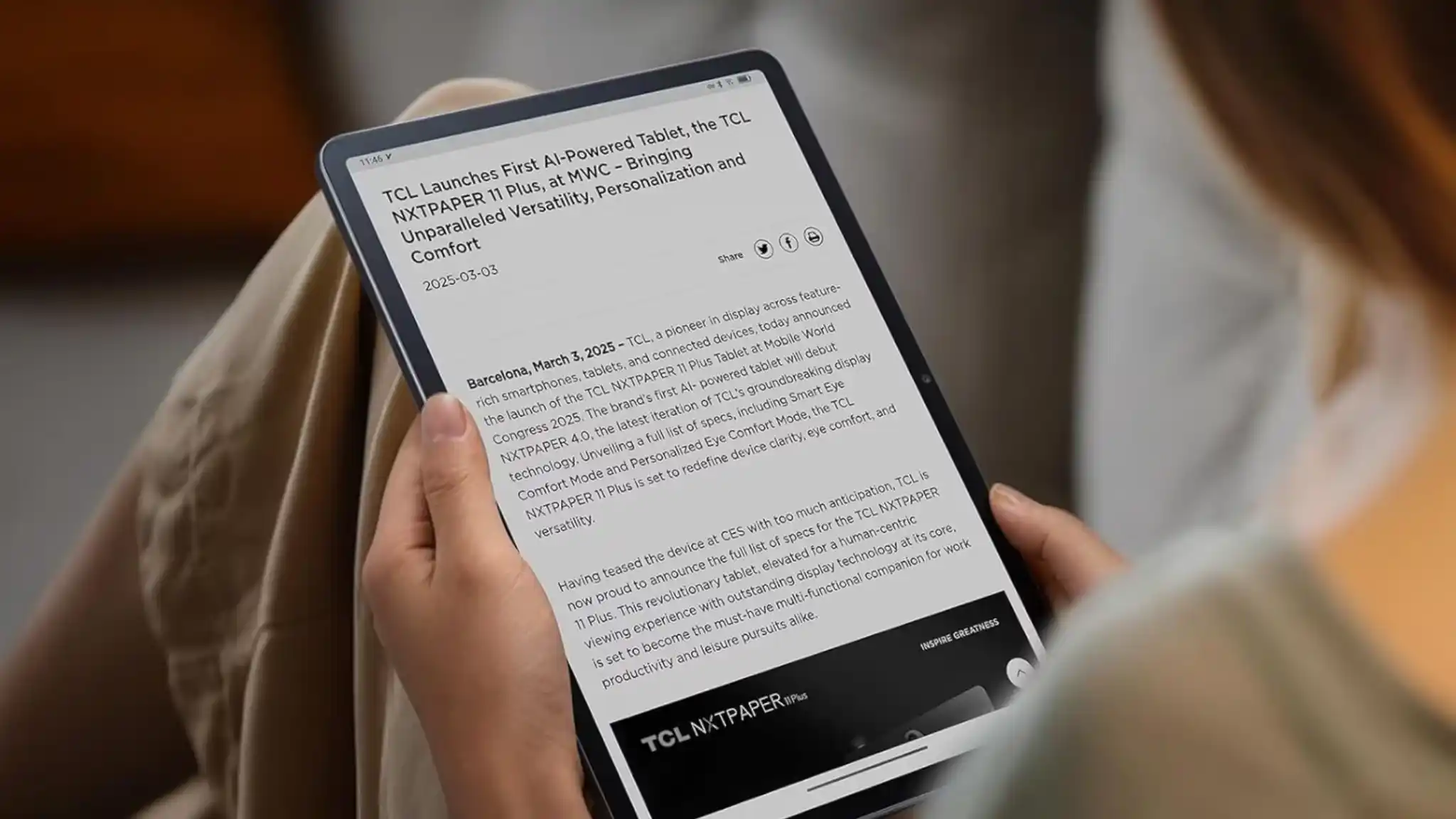 TCL NXTPAPER 11