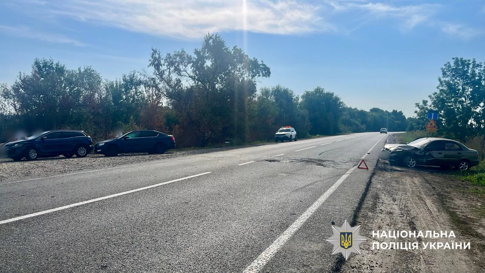 Маяки Одещина: три авто зіштовхнулися, четверо в лікарні, двоє з них діти